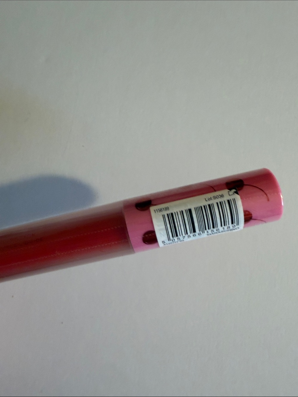 Revolution Vinyl Cherry Liquid Lipstick - Red with Pink Cap - Picture 2 of 2